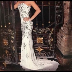 White Jovani Gown Prom